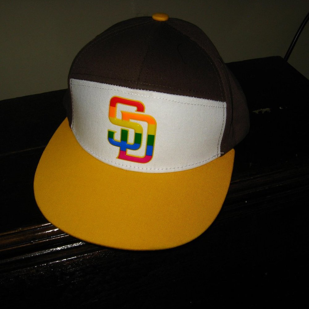 🌈 San Diego Padres Gay Pride Baseball Cap